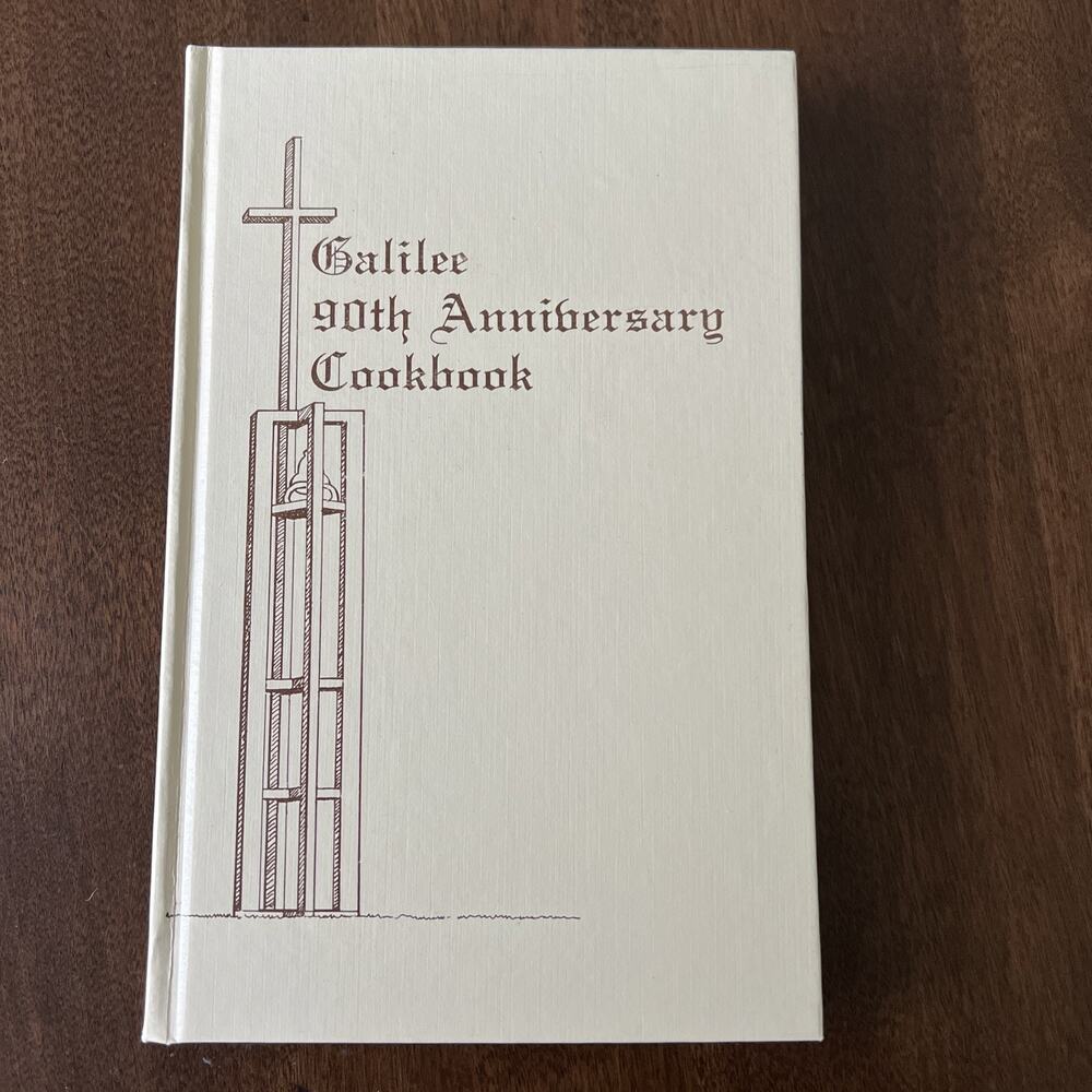 Galilee Baptist Church 90th Anniversary Cookbook, Denver 1st Ed. 1979 V. Good
